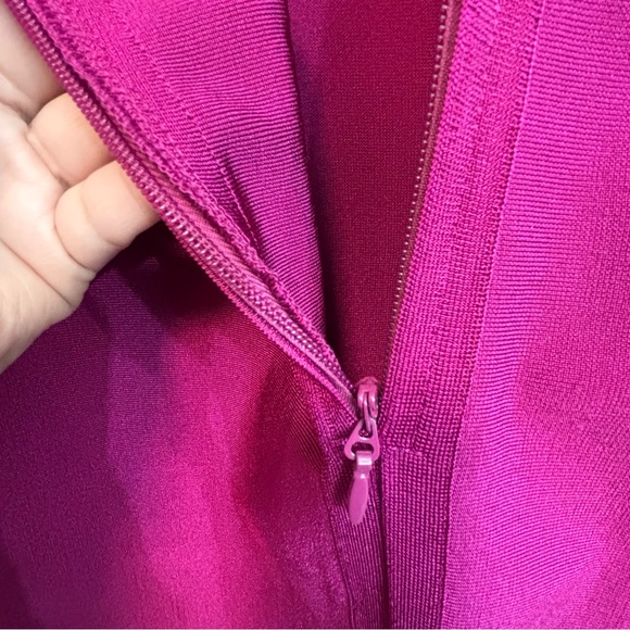 Fashion Nova Plus Size 2X - Wine Colored Nightingale Bandage Dress NWT - Picture 11 of 17